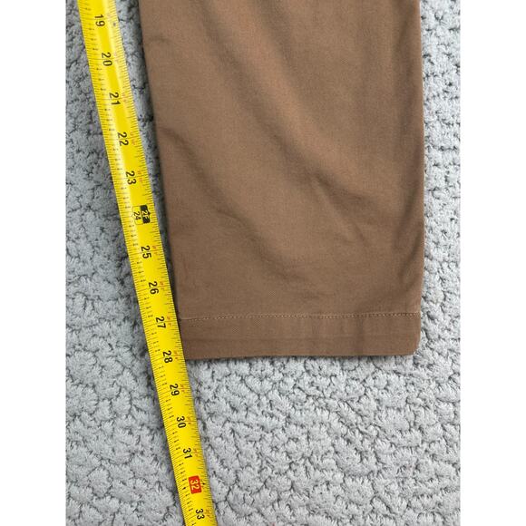 Express Pants Mens 34x30 Slim Fit Chino Preppy Flat Front Zip Fly City - Picture 7 of 8